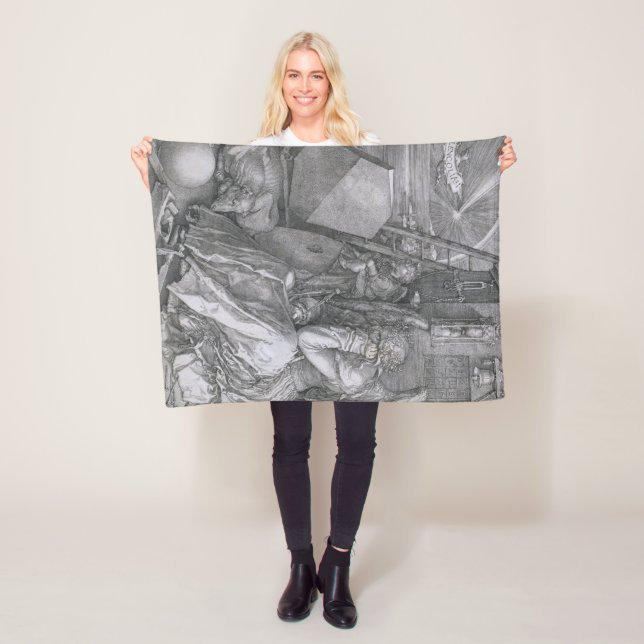 Melancholia, Albrecht Durer Fleece Blanket (In Situ)