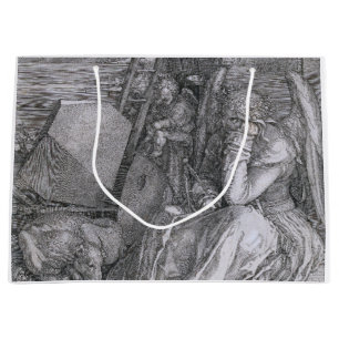 Melancholia, Albrecht Durer Large Gift Bag