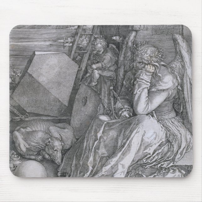 Melancholia, Albrecht Durer Mouse Mat (Front)