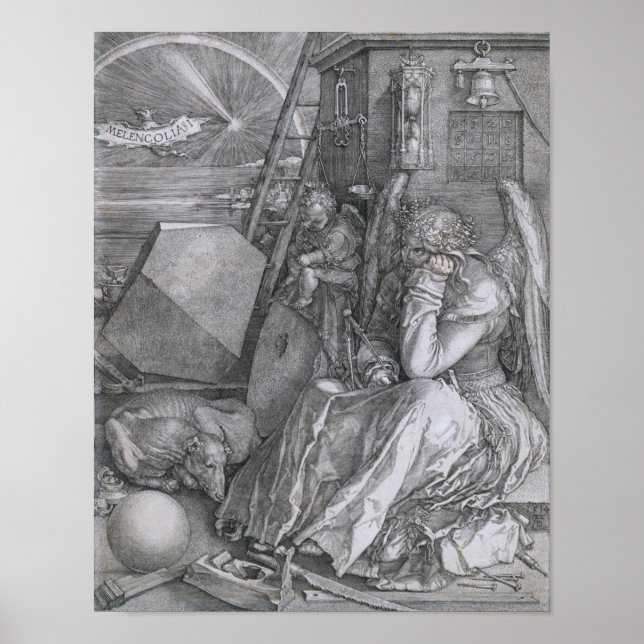 Melancholia, Albrecht Durer Poster (Front)