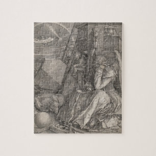 Melancholia I, Engraving by Albrecht Durer Jigsaw Puzzle