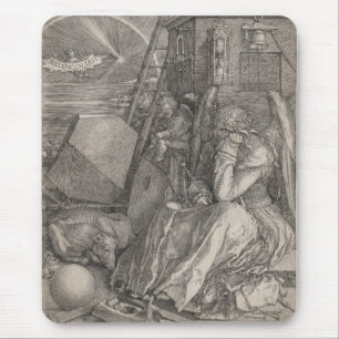 Melancholia I, Engraving by Albrecht Durer Mouse Mat