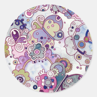 Melancholic Dream Classic Round Sticker