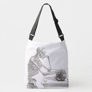 Melancholic Skeleton Cross Body Bag (Large)
