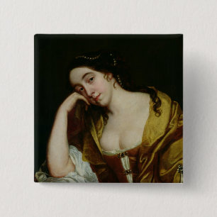 Melancholy 15 Cm Square Badge