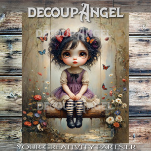 Melancholy Magic Decoupage Tissue Paper