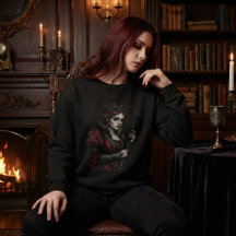 Melancholy Queen Gothic Dark Fantasy Portrait