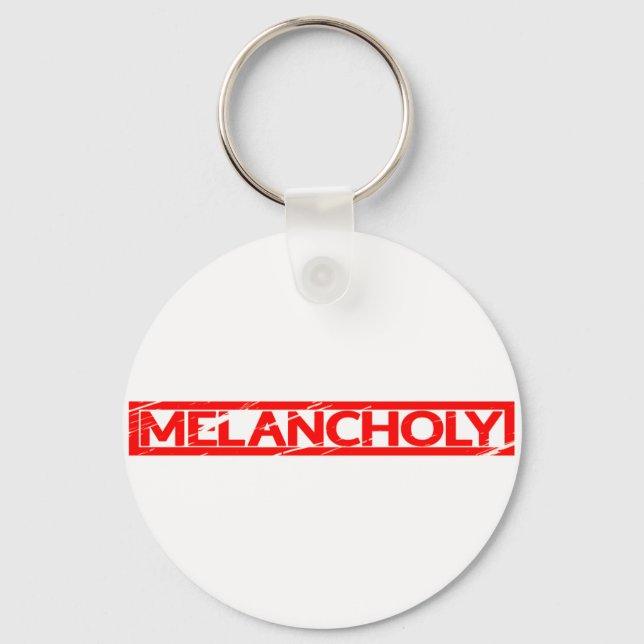 Melancholy Stamp Key Ring (Front)