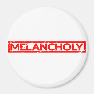 Melancholy Stamp Magnet