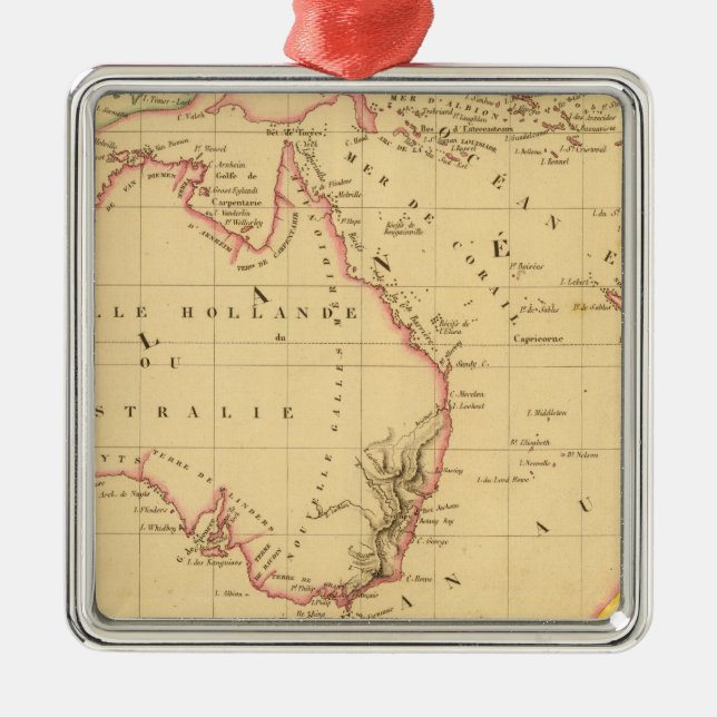 Melanesia Metal Tree Decoration (Front)