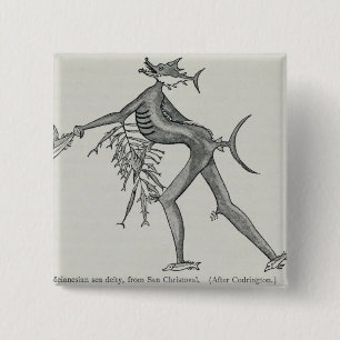 Melanesian sea deity from The History of 15 Cm Square Badge