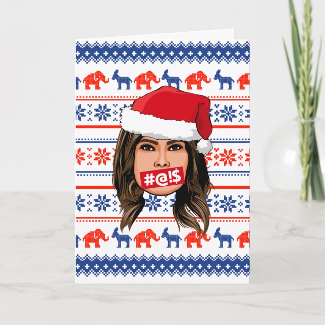 MELANIA TRUMP Christmas Card (Front)