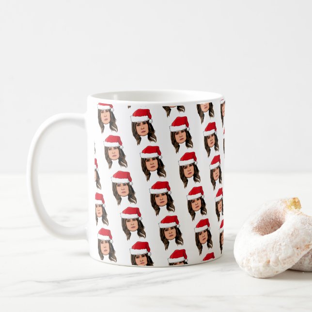 MELANIA TRUMP Christmas Coffee Mug (With Donut)