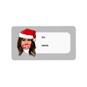 MELANIA TRUMP Christmas Label