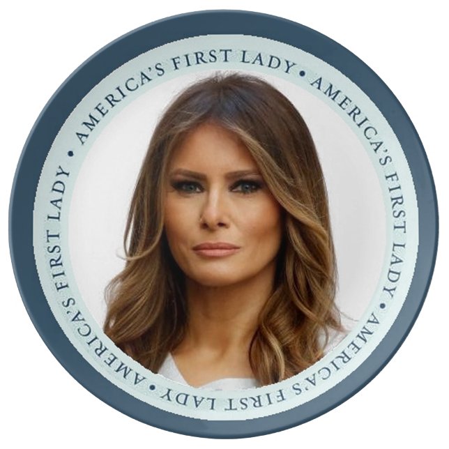 Melania TRUMP First Lady Plate (Front)