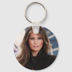 Melania Trump Official White House Photo Key Ring
