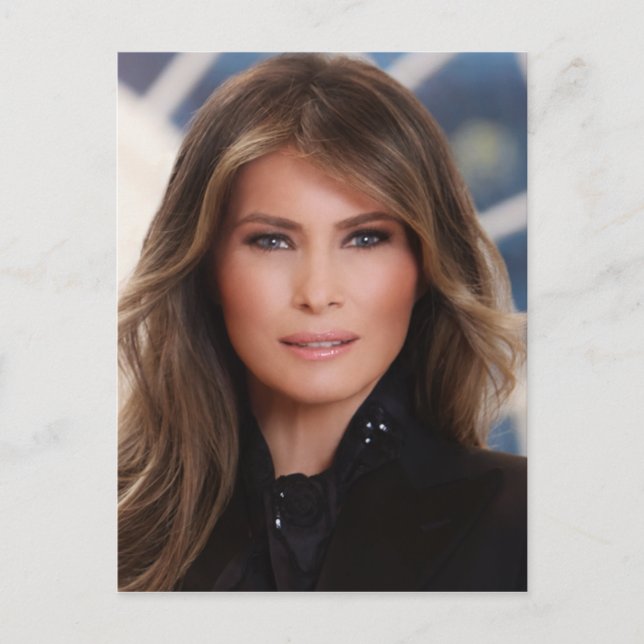 Melania Trump Official White House Photo Postcard (Front)