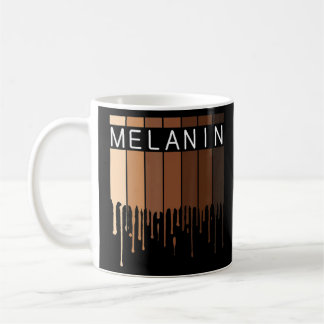 Melanin African American Black Drippin Melanin  Coffee Mug