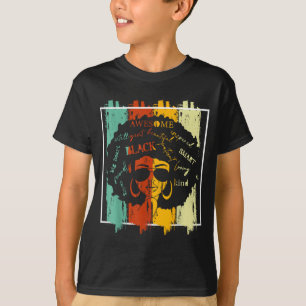 Melanin Afro African American Black History Month T-Shirt