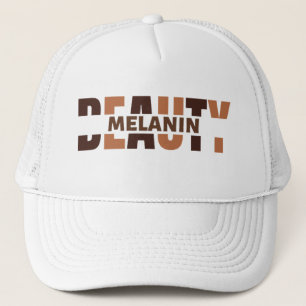 Melanin Beauty Black History Month Trucker Hat