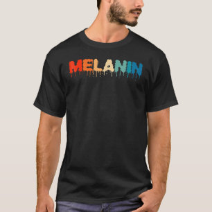 Melanin Black History Month Afro African Pride Men T-Shirt