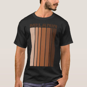 Melanin Black Pride Afro Queen King Gifts African T-Shirt