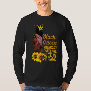 Melanin Black Queen African American History Month T-Shirt
