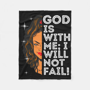 Melanin Black Women Christian Bible Scripture Psal Fleece Blanket