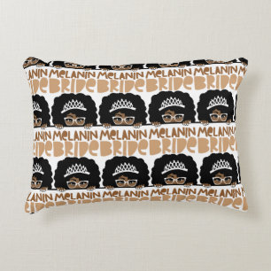 Melanin Bride Decorative Cushion