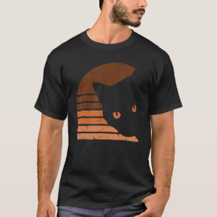 Melanin Cat Black History Month Retro BLM African T-Shirt