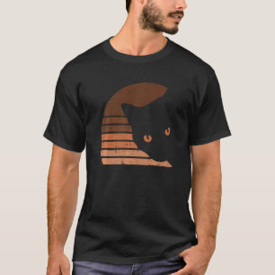 Melanin Cat Black History Month Retro BLM African T-Shirt