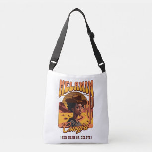 MELANIN COWGIRL Black Girl Western Cowboy Crossbody Bag