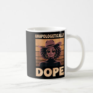 Melanin Cowgirl Retro Unapologetically Coffee Mug