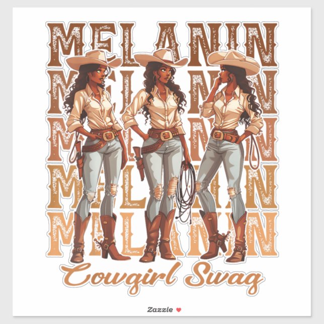 Melanin Cowgirl Swag (Sheet)
