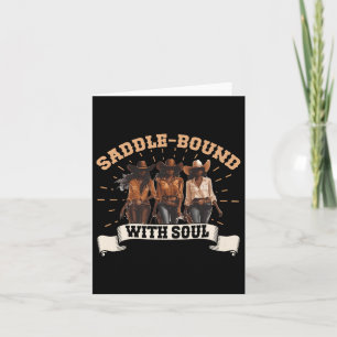 Melanin Cowgirls African Melanin Cowgirl Black His Card