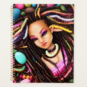 Melanin Easter Rainbow Spring Sista Girl Birthday Planner