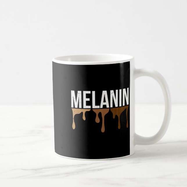 melanin equality skin colour anti juneteenth coffee mug (Right)