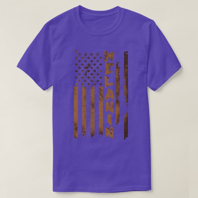 Melanin Flag T-Shirt (Design Front)