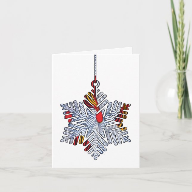 'Melanin' Folding Holiday Card (Front)