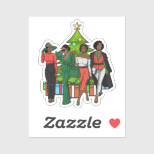 Melanin Friends Christmas Friendsmas Black Sistas