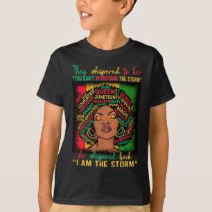 Melanin Girl Black Women Black History Month T-Shirt
