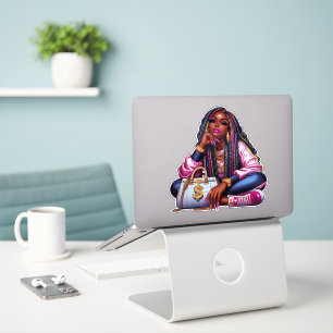 Melanin Hustler African American Hip Hop Woman