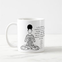 Melanin Meditation Motivational Quote Coffee Mug