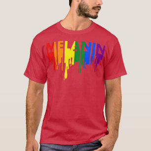 Melanin Melting Rainbow Gay Pride LGBT Month T-Shirt