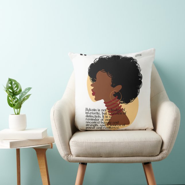 Melanin Motivation  Cushion (Chair)