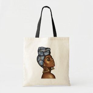 Melanin Poppin Black Girl Magic African American Tote Bag