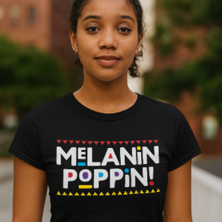 Melanin Poppin Tri-Blend Shirt