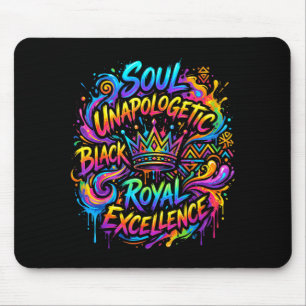 Melanin pride black history juneteenth freedom day mouse mat