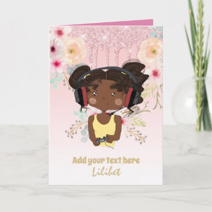 Melanin Princess Birthday Cards for all Ages
