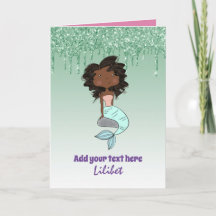 Melanin Princess Birthday Cards for all Ages